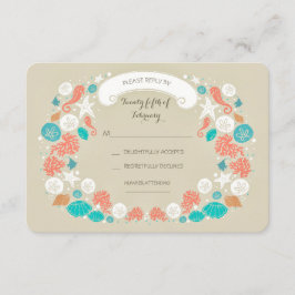 Cute Beach Wedding OSA kort