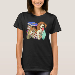 Cute Beag Student Hundägare Pet Animal Hund T Shirt
