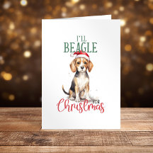 Cute Beagal-Glad helg är lustigt
