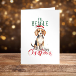 Cute Beagal-Glad helg är lustigt