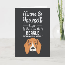 Cute Beagle Cards Funny Dogs Pets Animals Kort