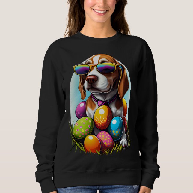 Cute Beagle Easter Eggs Dog Costume Womens Mens Ki T Shirt (Framsida)
