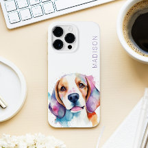 Cute Beagle Hund älskare Watercolor