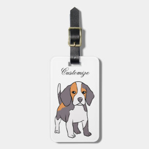 Cute Beagle Hund aveln Thunder_Cove Bagagebricka