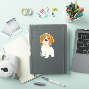 Cute Beagle Hund Klistermärken