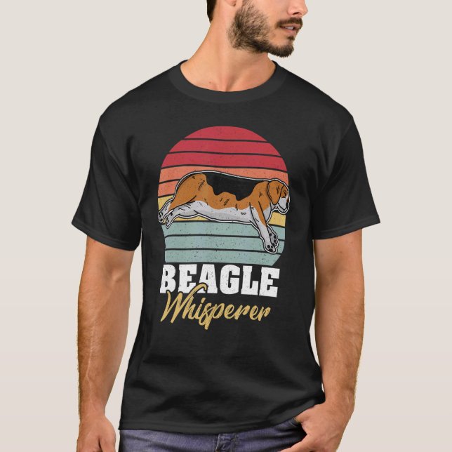 Cute beagle hund sömn pajama nattgåva 1 t shirt (Framsida)
