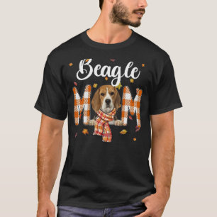 Cute Beagle Mamma Fall Maple Hund Mamma - Maple Ma T Shirt