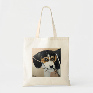 Cute Beagle Puppy-målning Tygkasse
