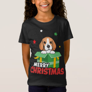 Cute Beagle Santa Hundälskare God jul Julafton T Shirt