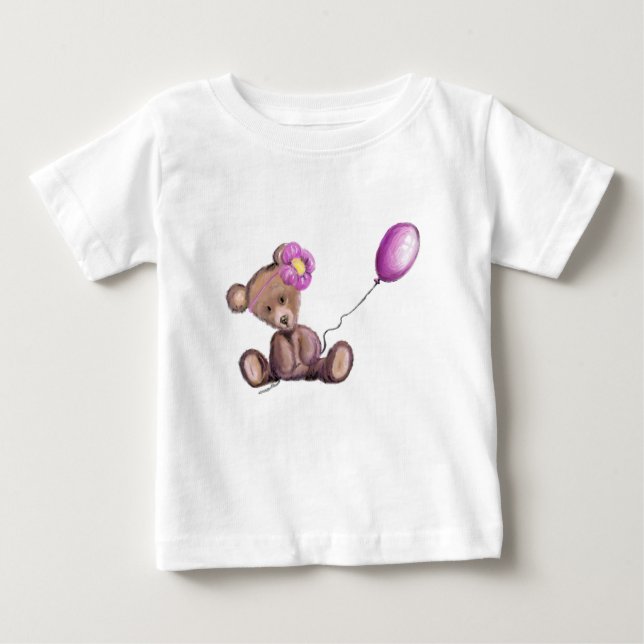 Cute Bear Baby T-Shirt (Framsida)