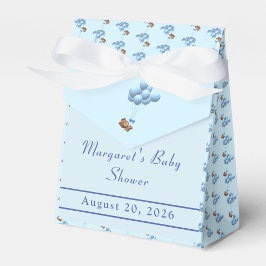 Cute Bear & Balloons Boy Presentaskar