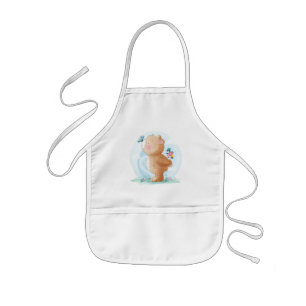 Cute Bear Barnförkläde