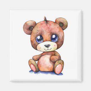 Cute Bear Coola Teddy-positiv Magnet