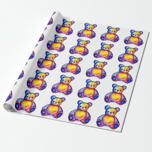 Cute Bear Coola Teddy-positiv Presentpapper