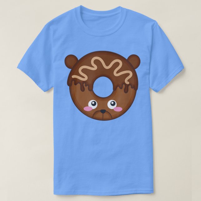 Cute Bear Donut Grizzly Donuts Bears Anime 539 T Shirt (Design framsida)