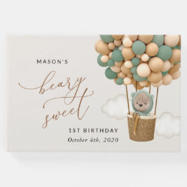 Cute Bear, Grönt Buboner, första födelsedagen Gästböcker