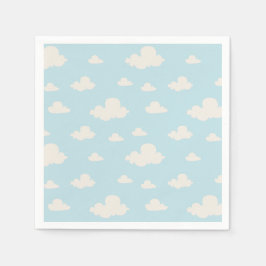 Cute Bear Hej Little One Baby Shower Pappersservett