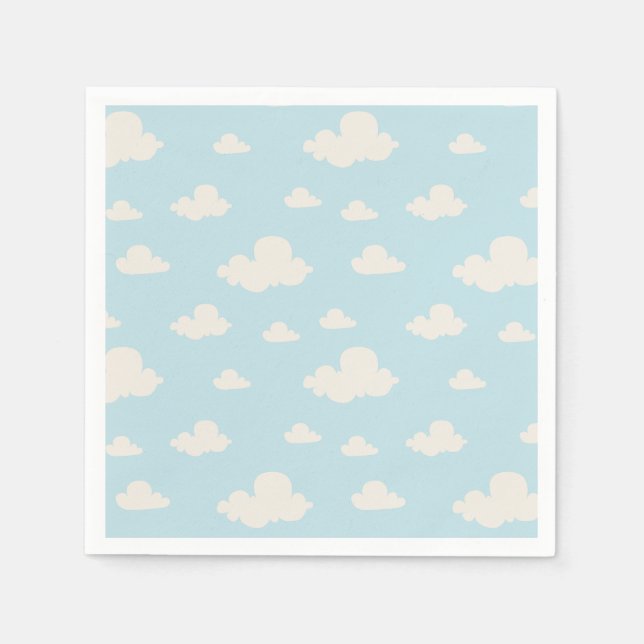 Cute Bear Hej Little One Baby Shower Pappersservett (Framsidan)