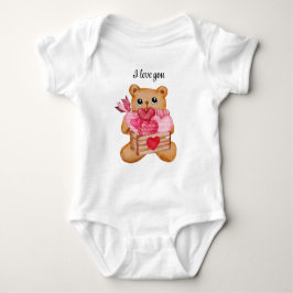 Cute bear in love full of love t shirt