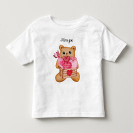 Cute bear in love full of love t shirt