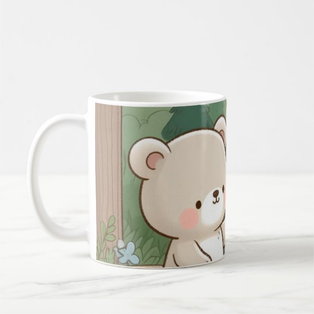 Cute Bear Kaffemugg (Vänster)