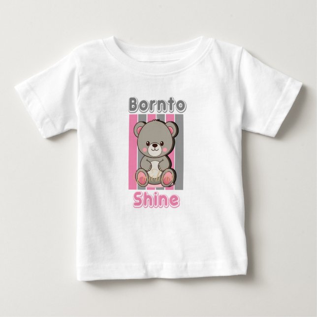 Cute Bear Kids T-Shirt (Framsida)