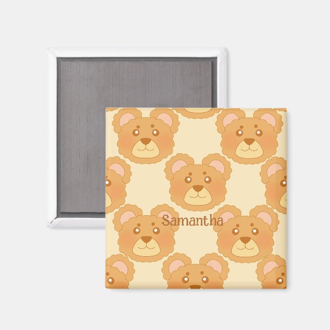 Cute Bear Magnet (Front/Back)
