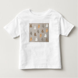 Cute Bear Mönster T Shirt