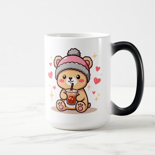 Cute Bear Mugg | Adsible Animal Coffee mugg (Höger)