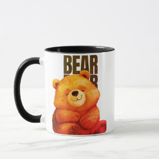 Cute Bear Mugg - Unik design för Djur älskare