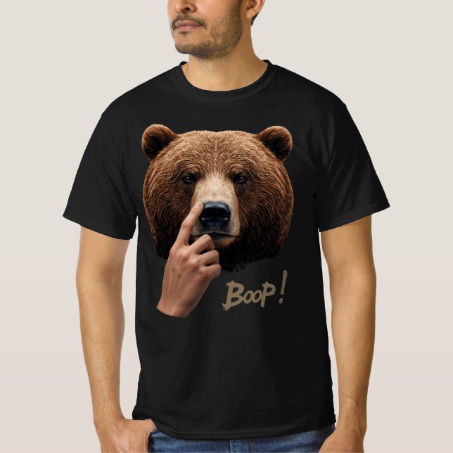 Cute Bear Nose Boop Tee – Boop! (Framsida)