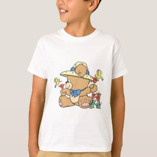 Cute Bear och Hummingbird T-shirt