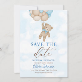 Cute Bear Save the Date Inbjudningar