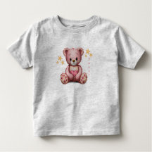 Cute Bear Småbarn T-shirt