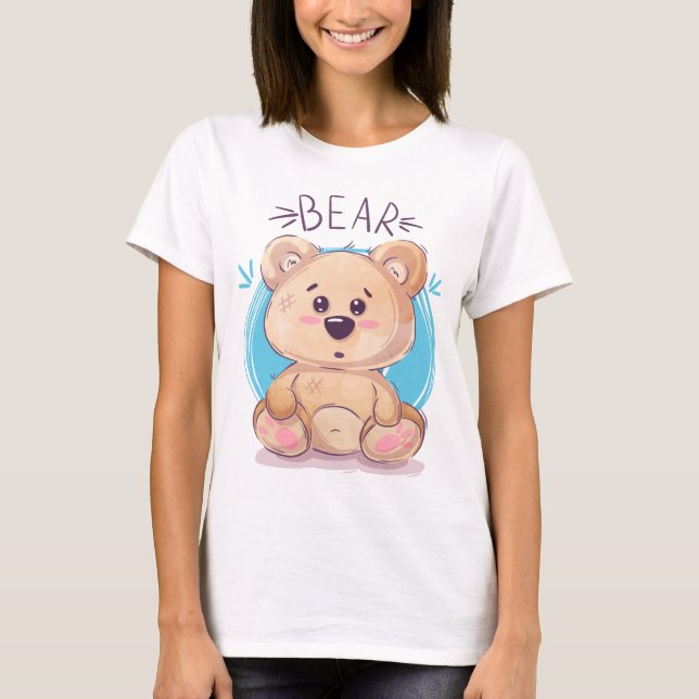 Cute Bear T Shirt (Framsida)