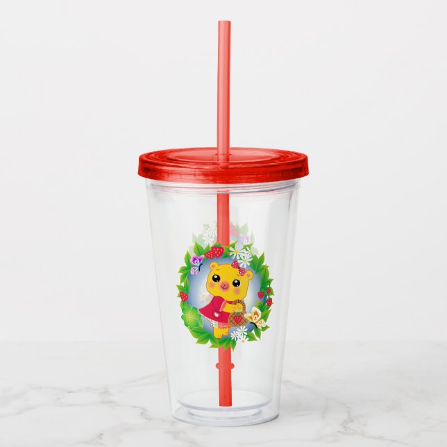 Cute Bear Take Away Mugg (Framsida)