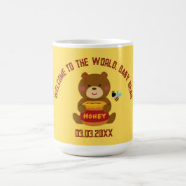 Cute Bear Theme Boy Shower Kaffemugg