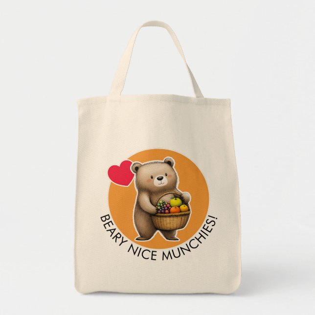 Cute Bear Tygkasse (Framsidan)