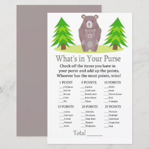 Cute Bear What's in your purse match babydusch