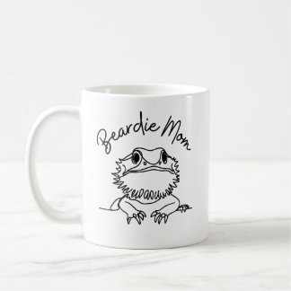 Cute Beardie Mamma minimalist Kaffemugg