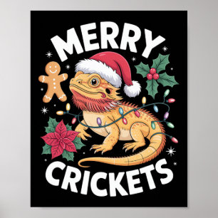 Cute Beared Dragon julpun Poster
