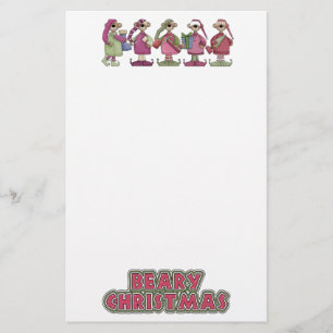 Cute Beary-julfesten Brevpapper