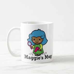 Cute Beautician/Hair Stylist med spruttork Kaffemugg