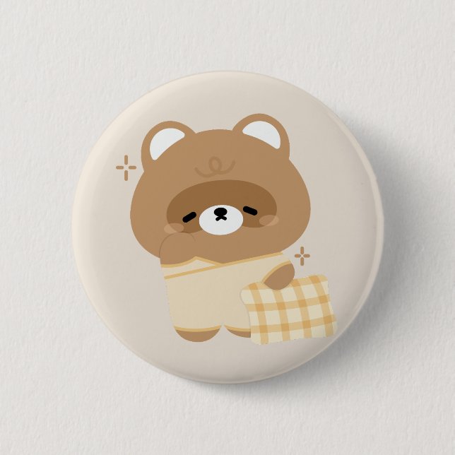Cute Beaver Knapp (Framsida)