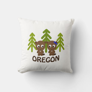 Cute Beaver par Oregon Kudde