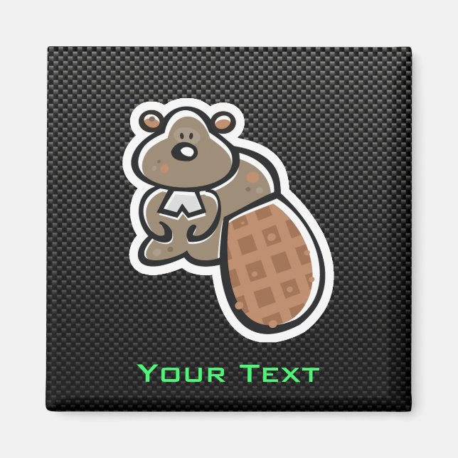 Cute Beaver; Sleek Magnet (Framsidan)