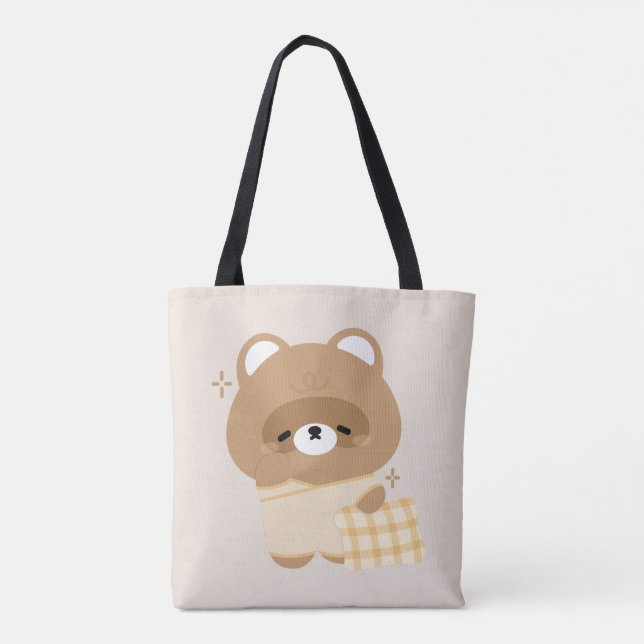 Cute Beaver Tygkasse (Baksida)