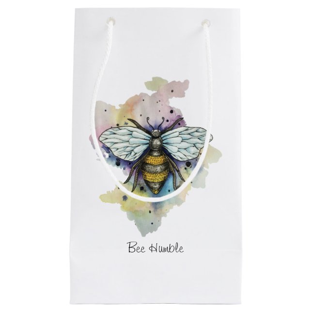 Cute Bee and Rainbow Tvättar (Framsidan)