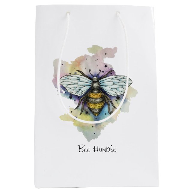 Cute Bee and Rainbow Tvättar (Framsidan)