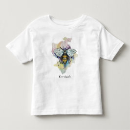 Cute Bee and Rainbow Tvättar T-Shirt